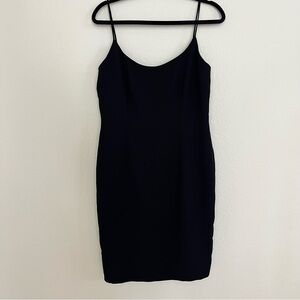 Maggy‎ London Petite Black Mini Dress | Silk Blend Classic LBD Minimal Chic